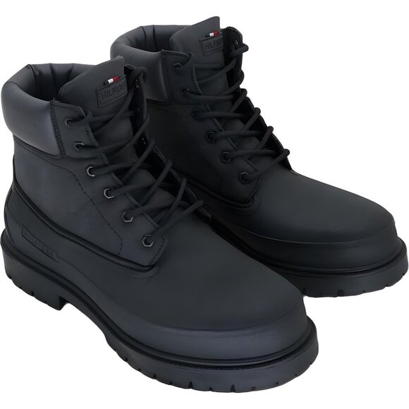 Tommy Hilfiger Men\'s Ruslan Lace-Up Rain Boots Navy 13M main image 6